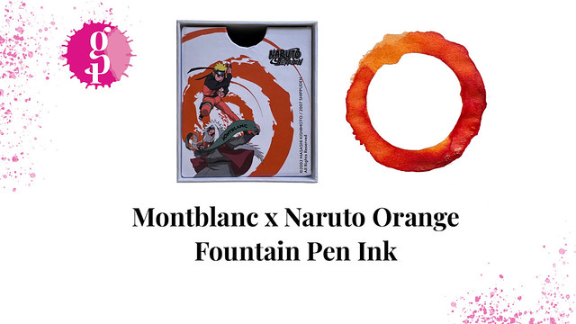 Montblanc x Naruto Orange Fountain Pen Ink