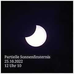 Partielle Sonnenfinsternis über Mittelhessen