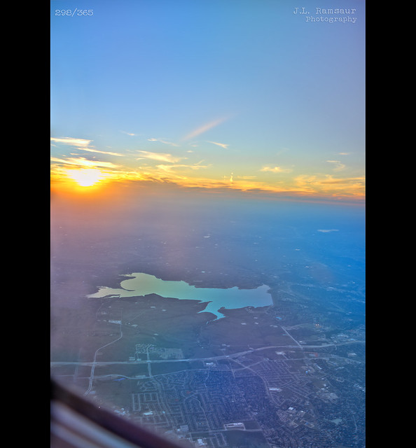 298/R365 - Flying Texas Sunset - Benbrook Lake - Tarrant County, Texas
