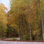 Autumn on Brotherton Mountain I&#039;m not sure if there&#039;s actually a Brotherton Mountain, but this view was seen along Brotherton Mountain Road which runs between Cookeville and Monterey in Putnam County, TN.

The train tracks are operational but not used often.  The line was originally created by Tennessee Central in a failed effort to connect Nashville to Knoxville, but they never got too far past Monterey. The tracks currently belong to Nashville &amp;amp; Eastern Railroad (NERR), a short line owned by RJ Corman.
