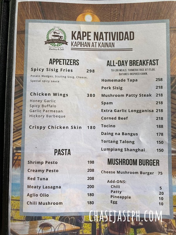 Kape Natividad - Tanay, Rizal (Food Guide)