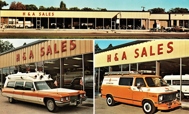 Hearse and Ambulance Sales, Inc., Richmond VA, 1972