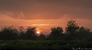Sunset in Moore, Warrington