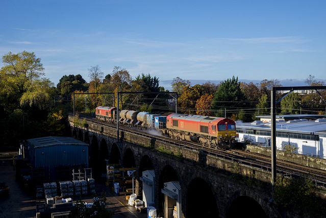 DB Cargo 66105 - Slateford Viaduct