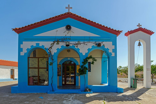 The Holy Church of Agios Charalambos ( Plaka  North Eastern Limnos) Greece (Olympus OM-1 &  Leica Summilux 10-25mm f1.7)