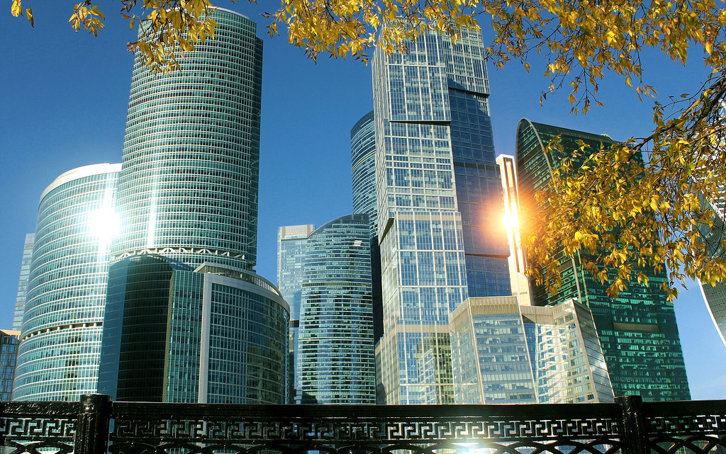 Russia,  Autumn Moscow,  International Business Center 
