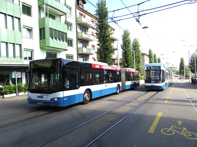 Bus et Trolleybus de Zurich (Suisse)