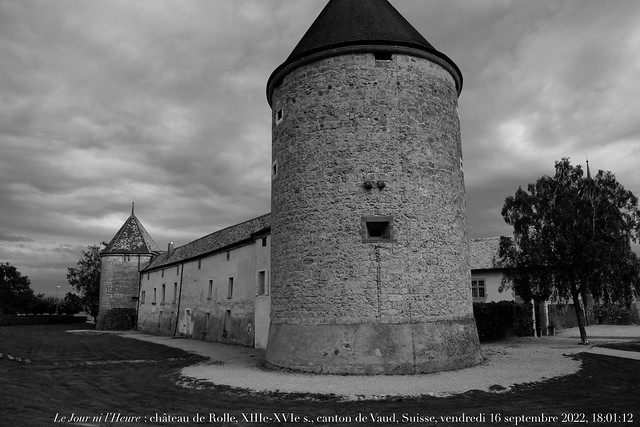 Le Jour ni l’Heure 8705 : château de Rolle, XIIIe-XVIe s., Rolle, canton de Vaud, Suisse, vendredi 16 septembre 2022, 18:01:12