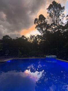 Pool sunset 1