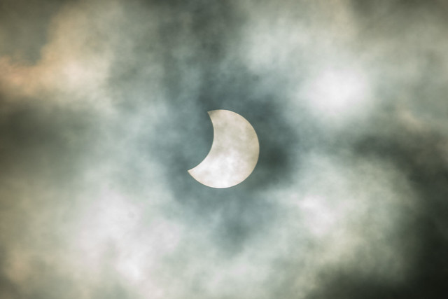 Partial solar eclipse, 25.10.2022