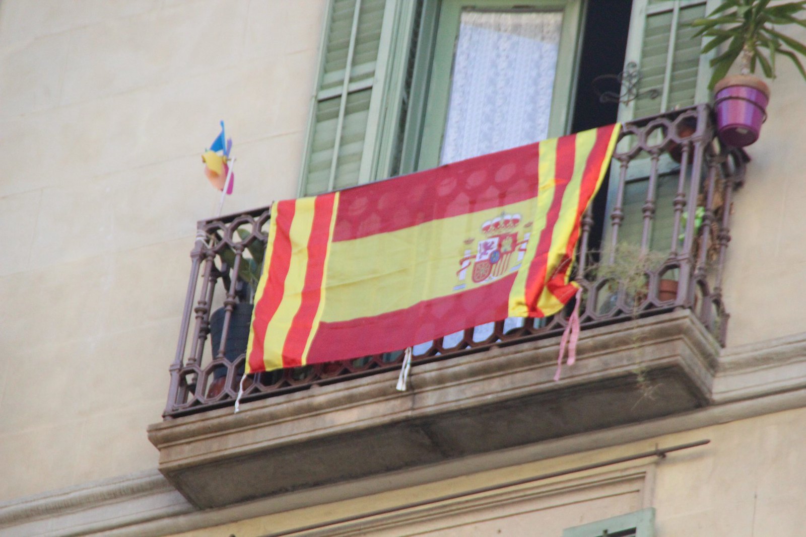FOTOGRAFÍA. BARCELONA (ESPAÑA), 06.12.2019. Varios miles de personas se manifiestan en Barcelona a favor de la unidad de España. Ñ Pueblo (23)