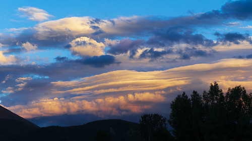 breckenridge sunset colorado evening travel summer natiure sky cloud nikon 85mm tree mountian silhouette