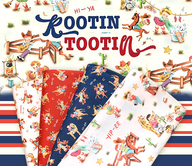 Michael Miller Fabrics Rootin Tootin by MM Fabrics
