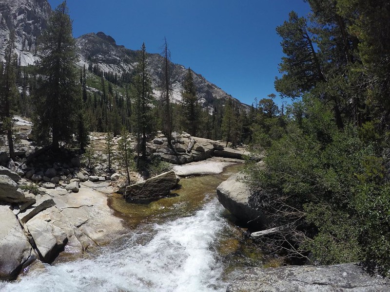 GoPro view of Mono Creek looking west, from the Mono Creek Trail