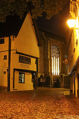 Norwich after dark
