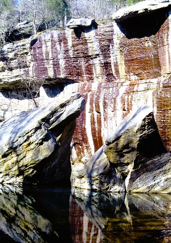 geology shawneehills rock stone illinois landscape nature water streams parks