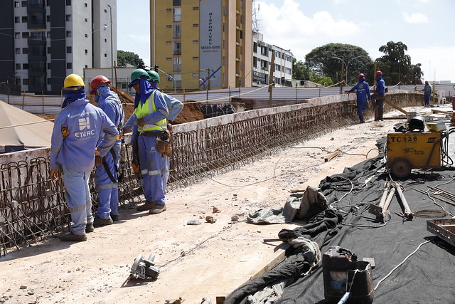 Rampa do BRT no Túnel de Taguatinga recebe estrutura de segurança