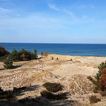 20221024_FS-HMNF-KF-001_NordhouseDune_USDA Forest Service photo by Kristen Field. The peacefulness of Nordhouse Dunes this time of year allows forest visitors the opportuntiy to enjoy the sound of Lake Michigan, the west wind and the solace of no visitors.