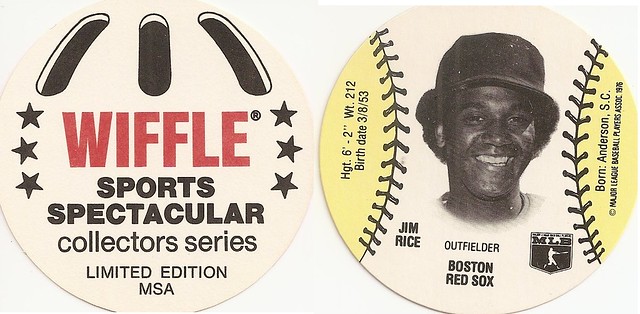 1978 MSA Wiffle Ball Discs - Rice, Jim