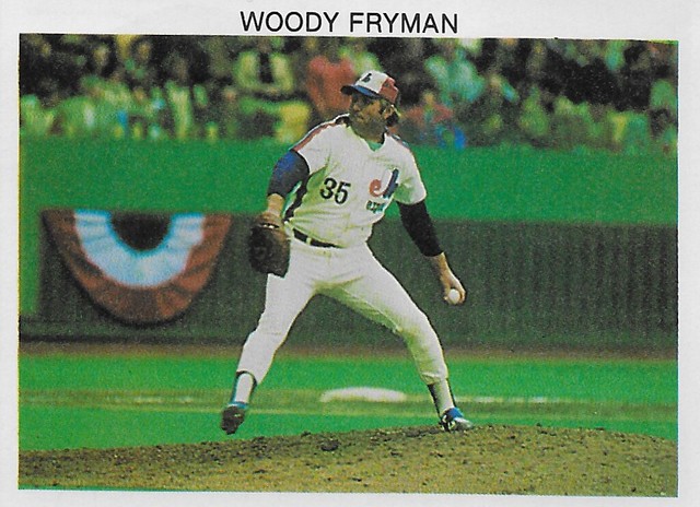 1981 All-Star Program Write-In Inserts - Fryman, Woody