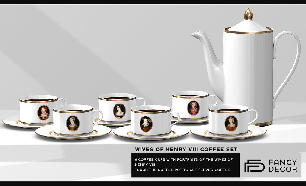 The Wives of Henry VIII – Coffee Set