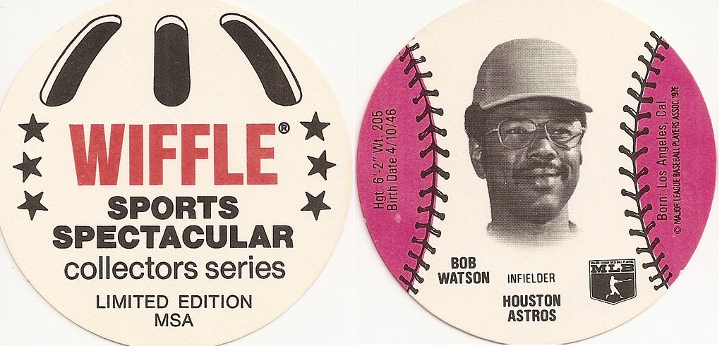 1978 MSA Wiffle Ball Discs - Watson, Bob