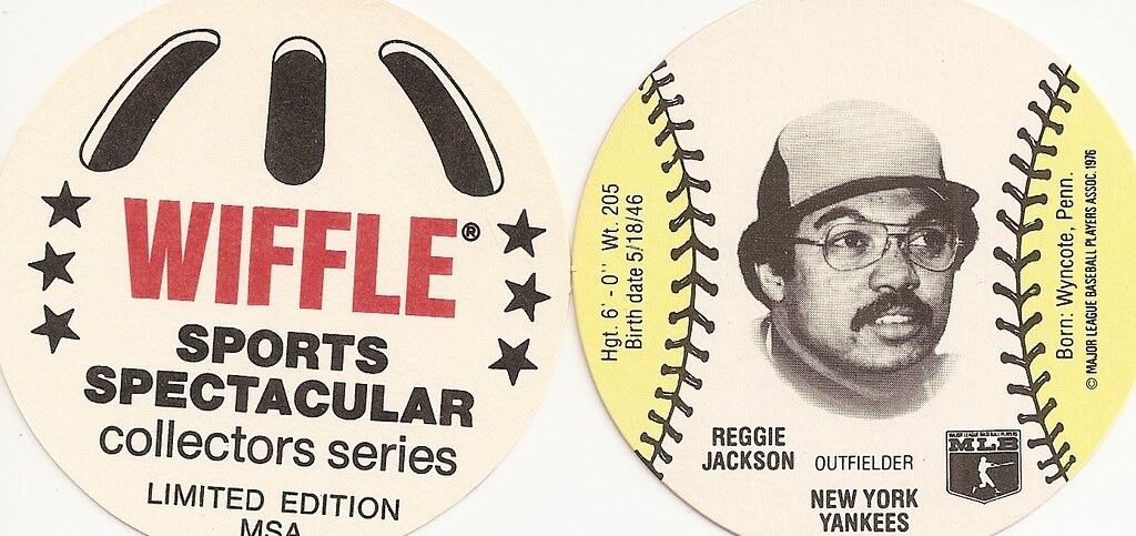 1978 MSA Wiffle Ball Discs - Jackson, Reggie