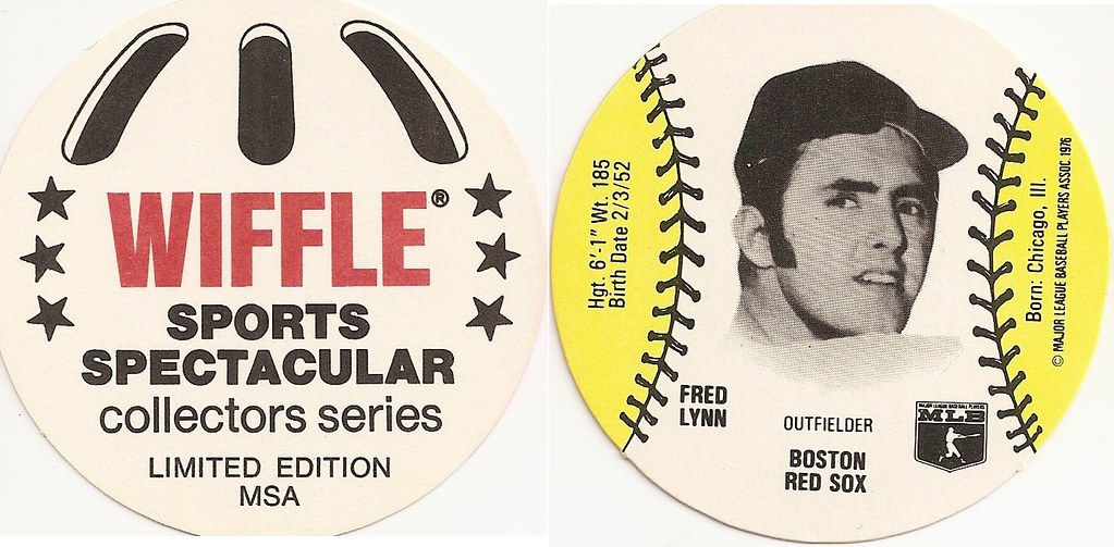 1978 MSA Wiffle Ball Discs - Lynn, Fred