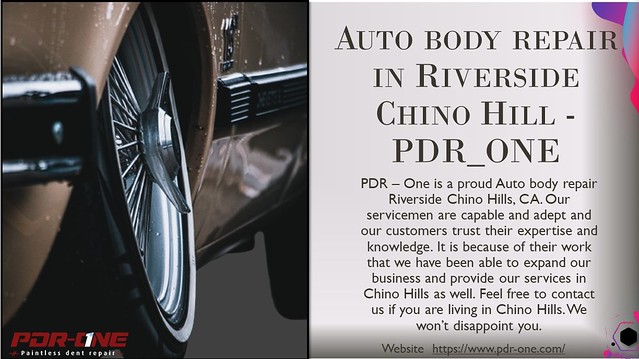 Auto body repair in Riverside Chino Hill | PDR_ONE