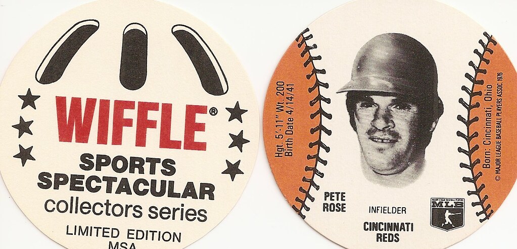 1978 MSA Wiffle Ball Discs - Rose, Pete