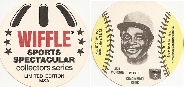 1978 MSA Wiffle Ball Discs - Morgan, Joe