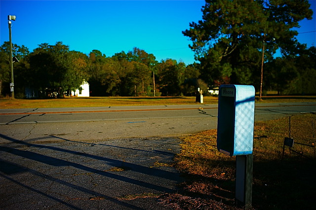 Woodville GA , And it’s one public phone in town