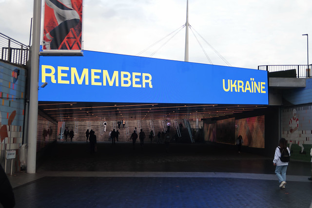 Remember Ukraine, Olympic Way, Wembley Park