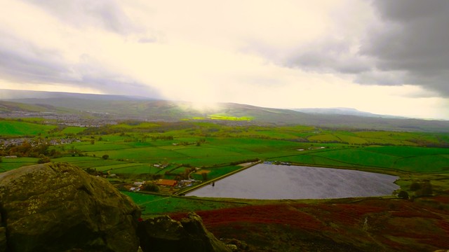 Embsay Reservoir, From Embsay Crag