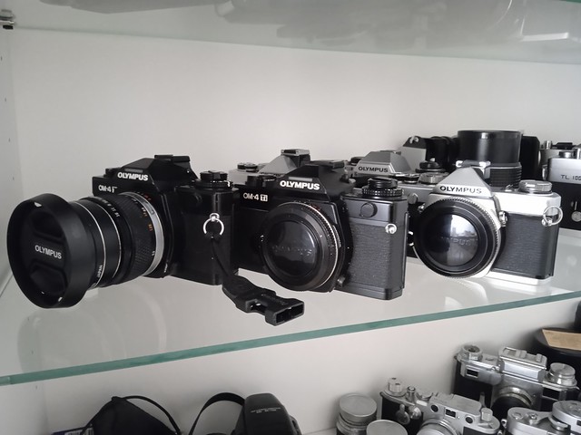 Olympus OM film cameras