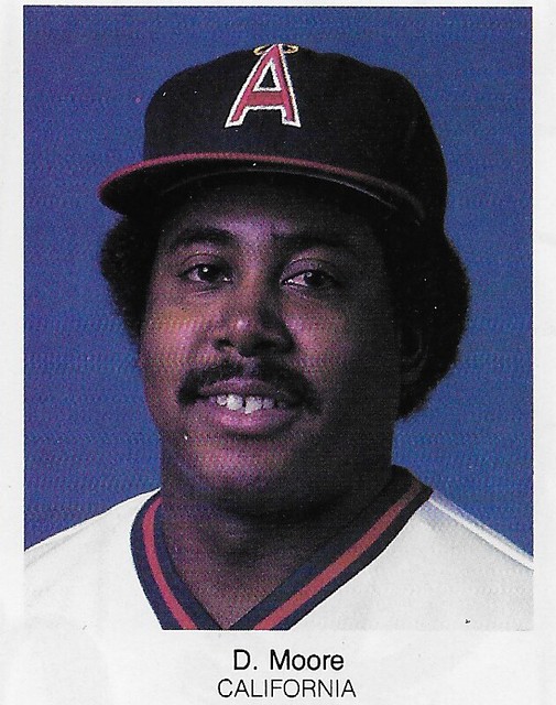 1985 All-Sar Program Write-In Insert - Moore, Donnie