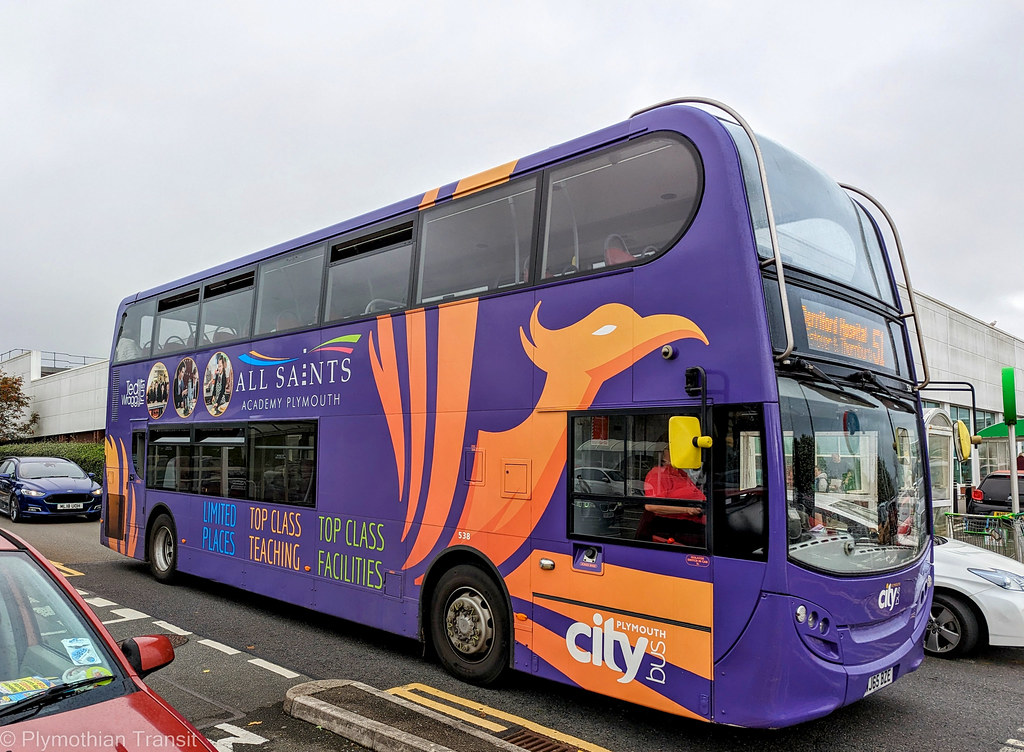 Plymouth Citybus 0538 WJ65BZE