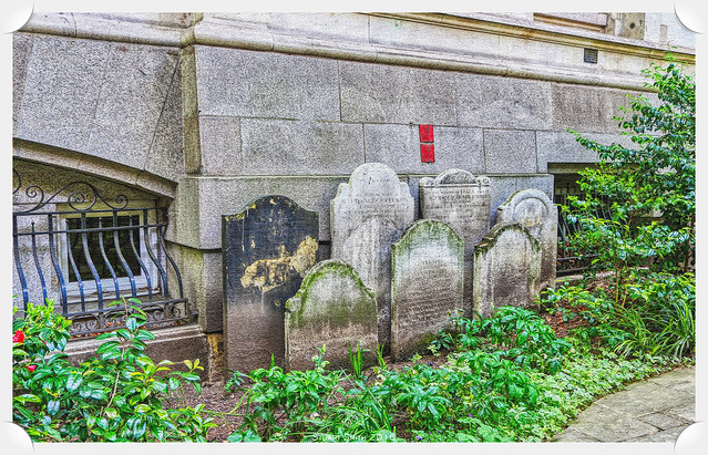 Old Headstones, Postman's Park, King Edward Street, London, England UK