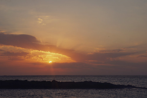 Sunset on Falasarna beach