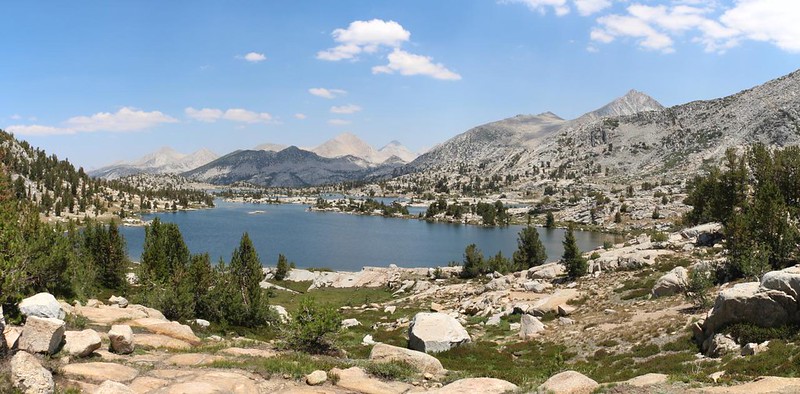 The John Muir Trail began climbing toward Selden Pass and we began to seriously search for a good campsite