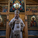 30 октября 2022, Божественная Литургия, лития у креста по репрессированным и убиенным. Храм в честь прп. Серафима Саровского (г. Тверь)