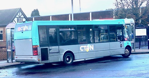K55 CTN ‘CT4N (Community Transport For Nottingham)’ No. 925 on hire to ‘Derbyshire Community Transport (Trading) Ltd’. Optare Solo M850SL /3 on Dennis Basford’s railsroadsrunways.blogspot.co.uk’