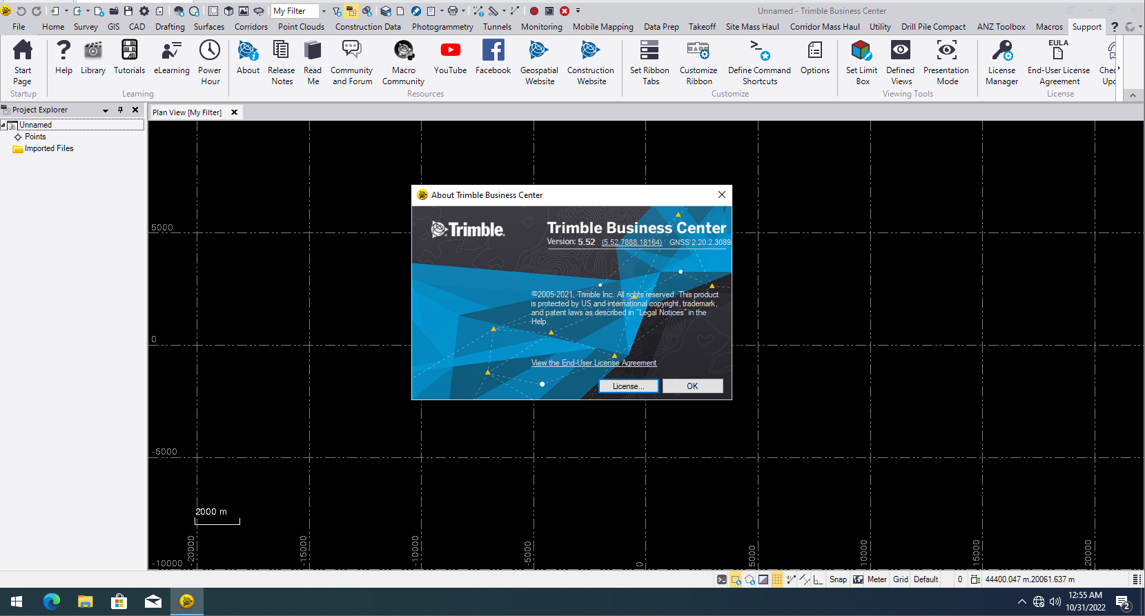 Working with Trimble Business Center 5.52 full license