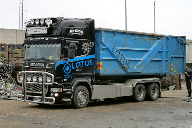 Scania R730 v8 TBY556 tipper truck Sweden