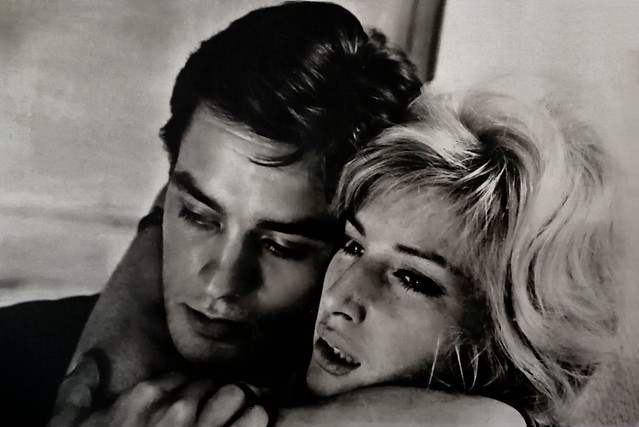 Alain Delon and Monica Vitti in L'eclisse (1962)