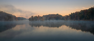 Early Morning Mist on Lake Needwood