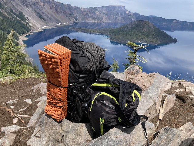Mine vs Pacific Crest Trail hiker's backpack