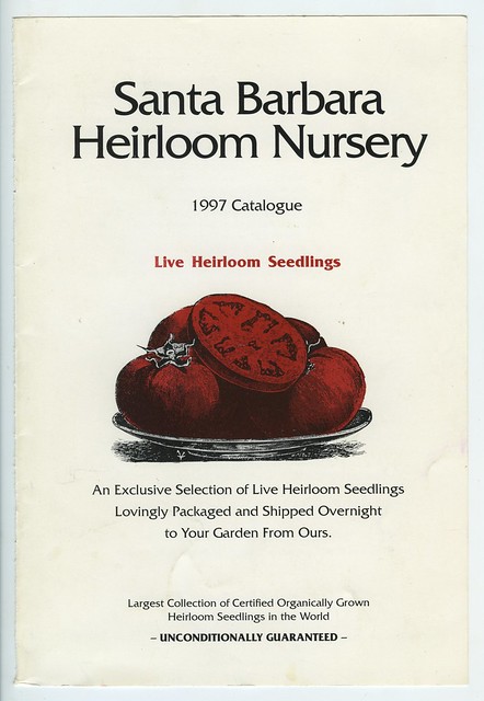 Santa Barbara Heirloom Nursery 1997 Catalogue 001
