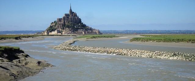 The rising tide at Mont Saint Michel