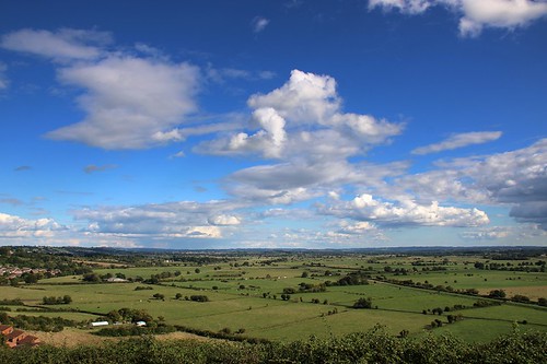 view landscape landscapephotography wearyallhill wirralhill glastonbury somerset somersetlevels westcountry sky clouds land
